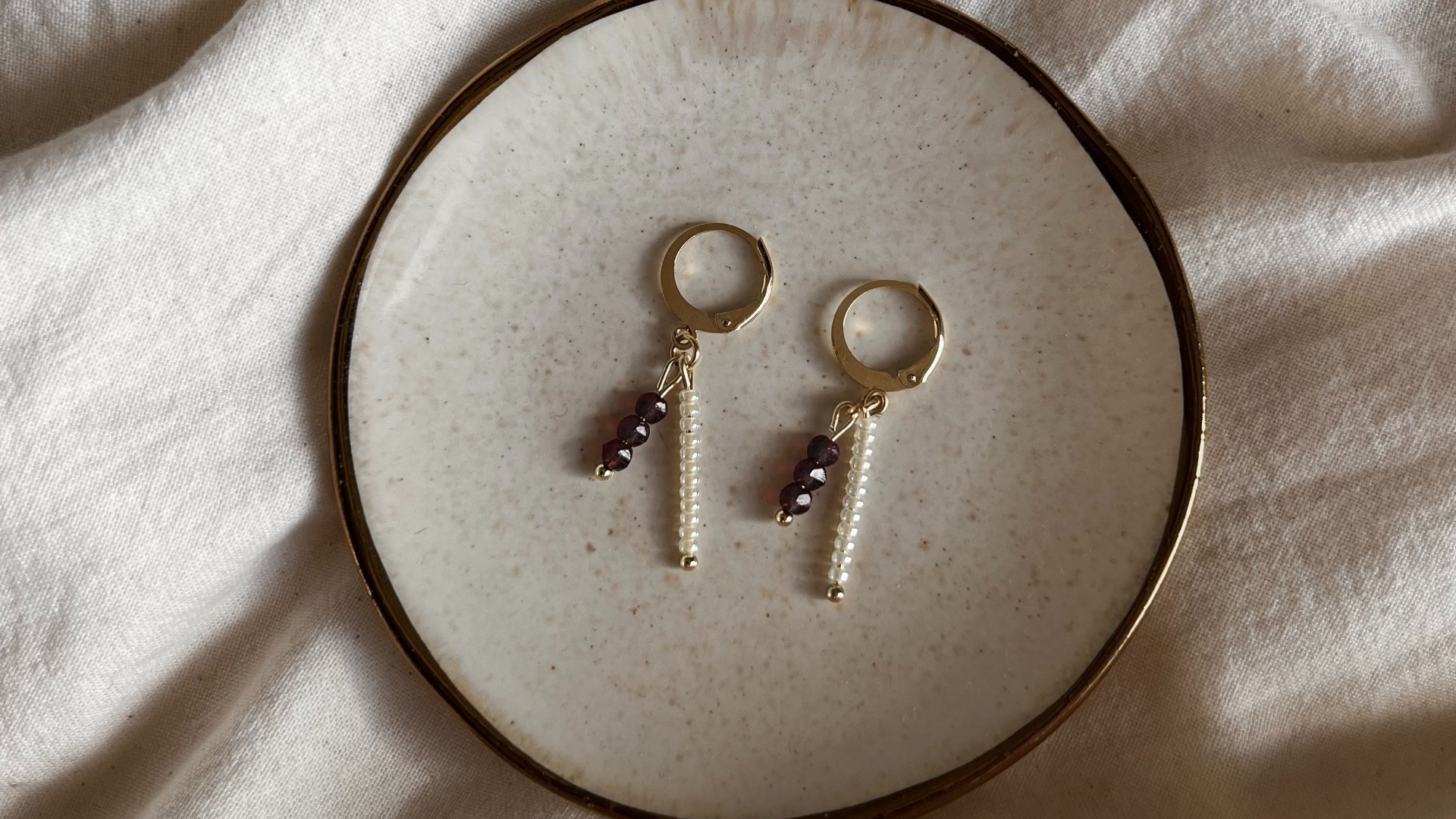 Rosy earrings
