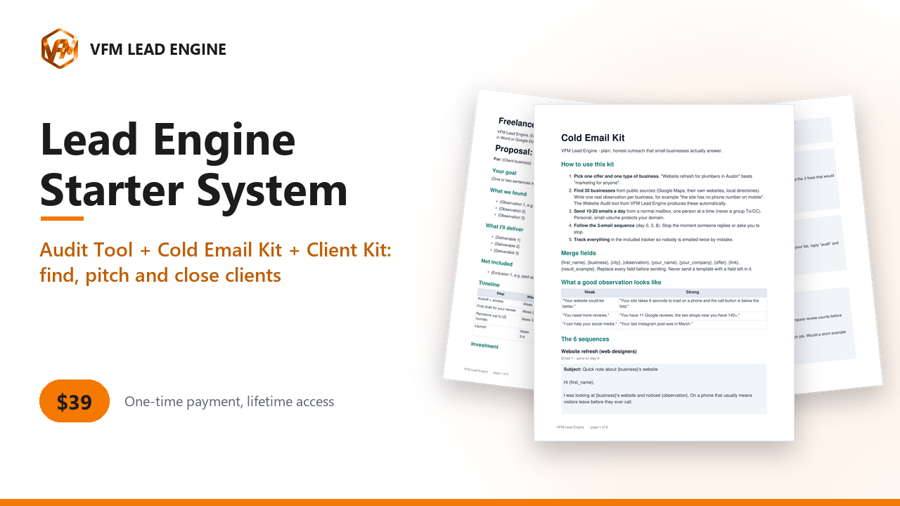 Lead Engine Starter System