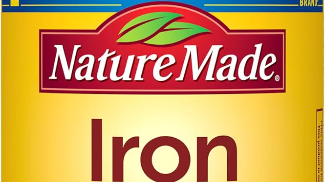 Nature Made Iron 65 mg Tablets, 180 Count
