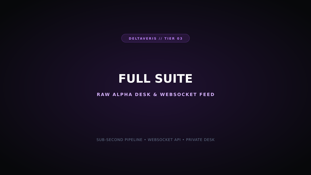 Tier 3: Full Suite