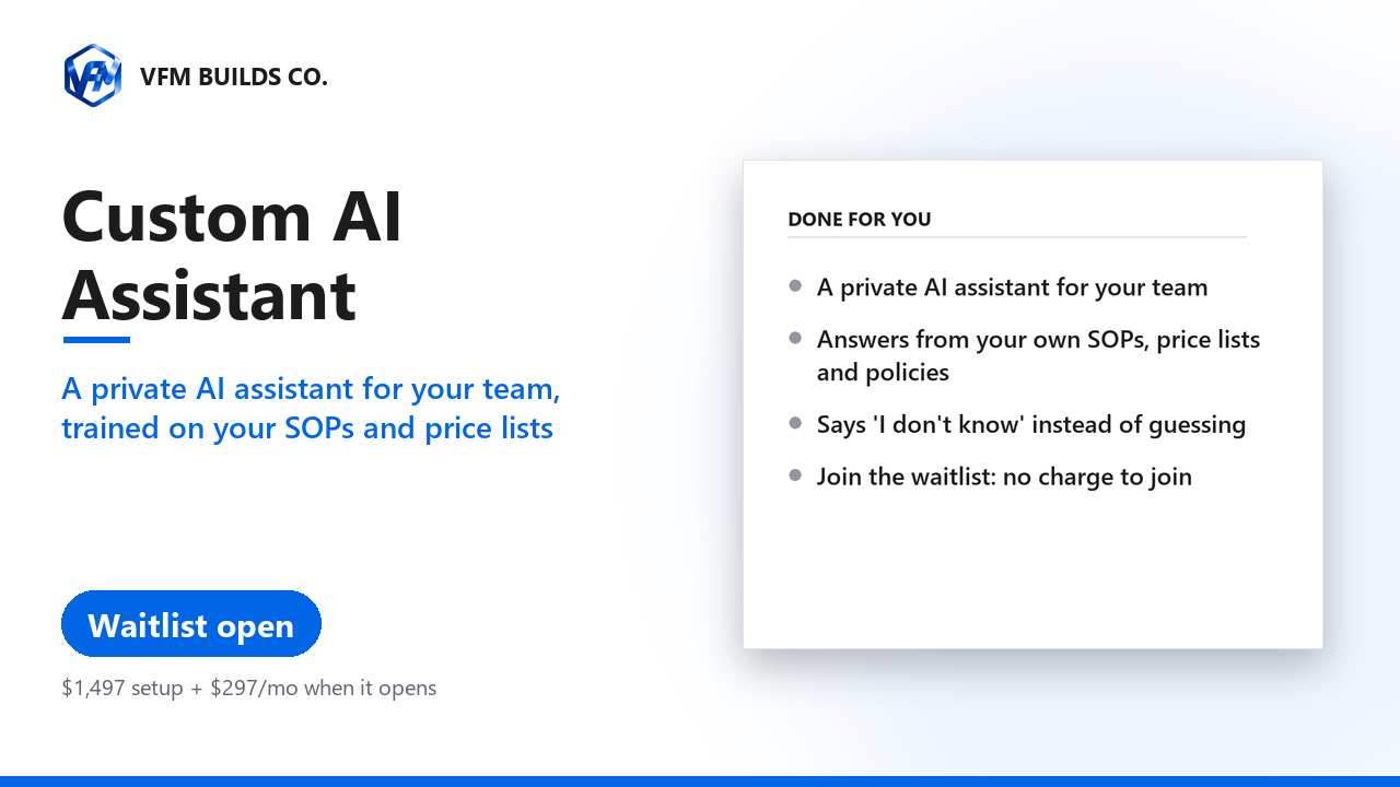 Custom AI Assistant