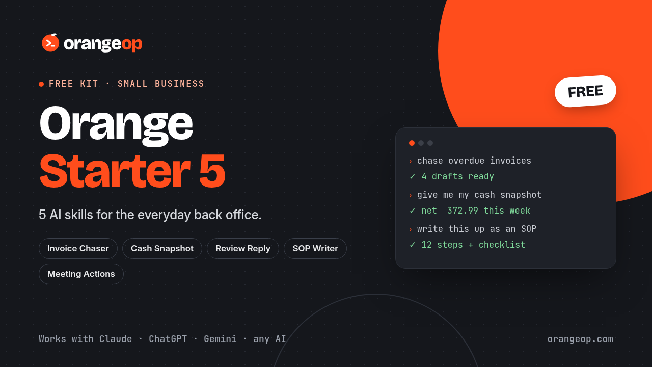 Orange Starter 5