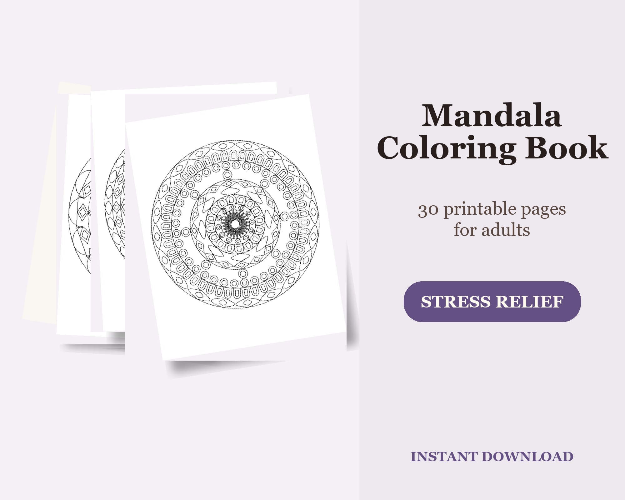 Mandala Coloring Book for Adults