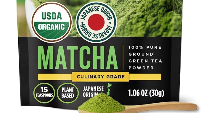 Jade Leaf Matcha Powder Organic Culinary Grade 30g