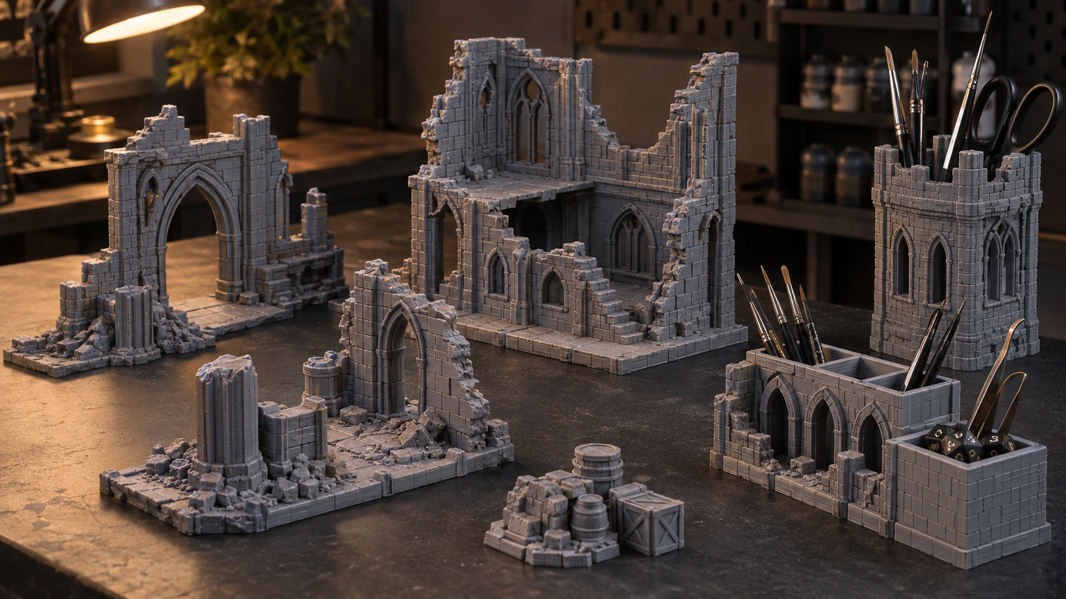 Ruins & Organizer STL Pack