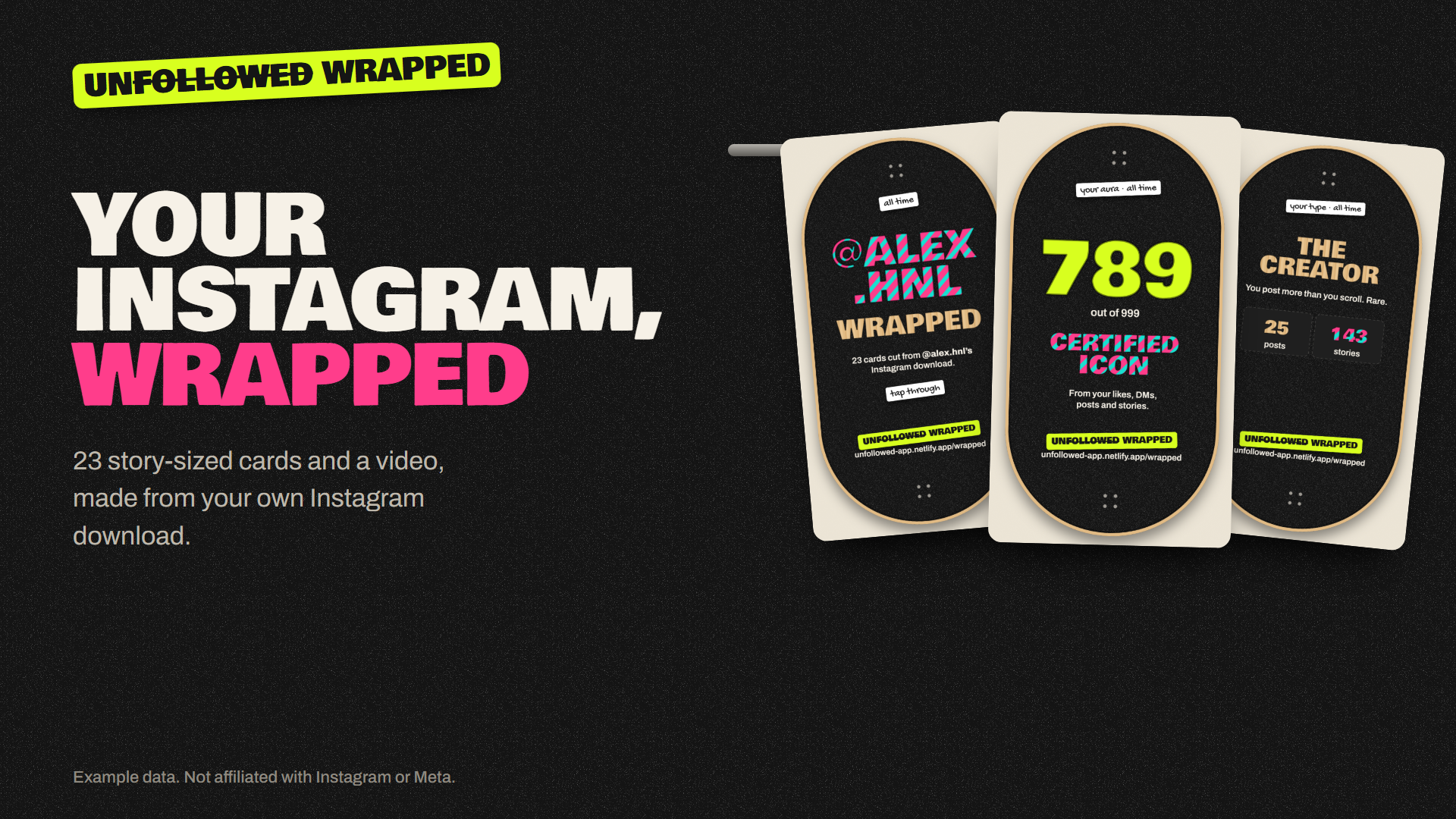 Unfollowed Wrapped