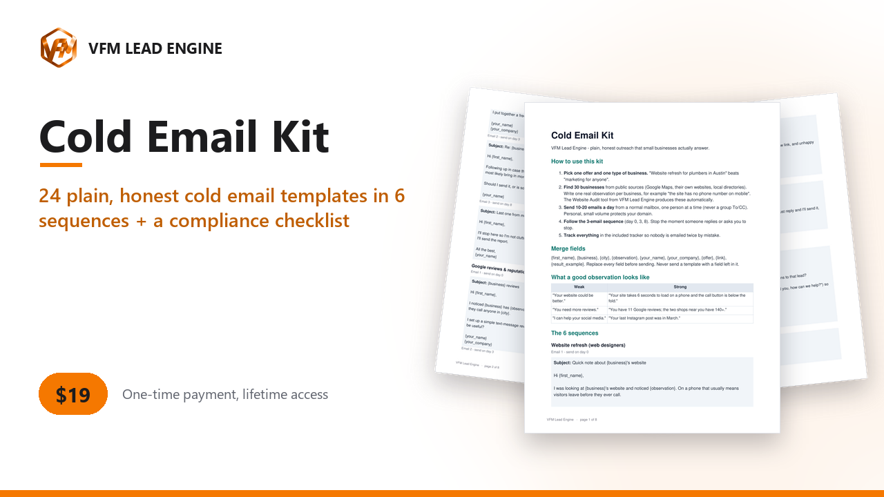 Cold Email Kit