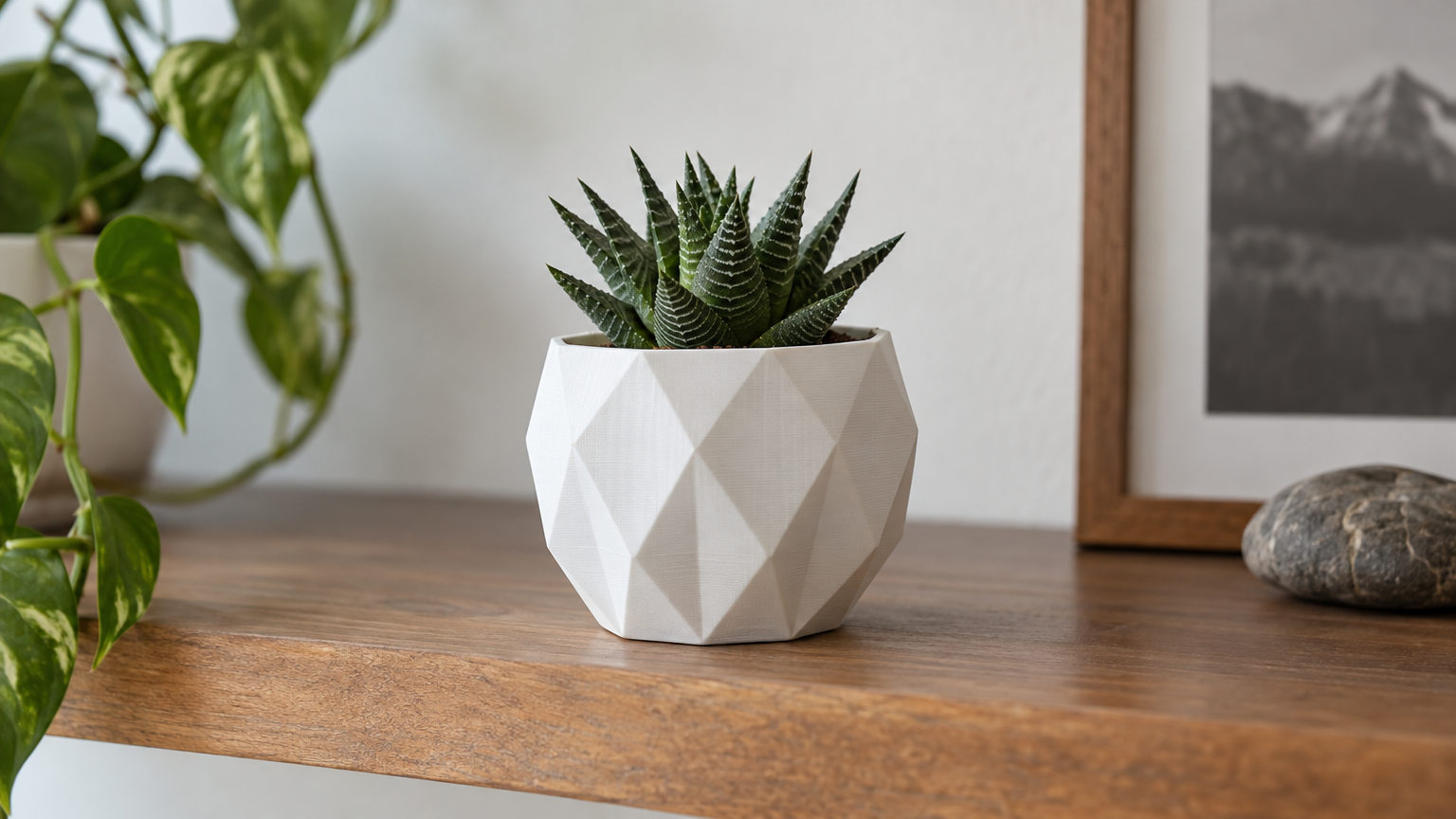Geometric Planter — Print-Ready STL