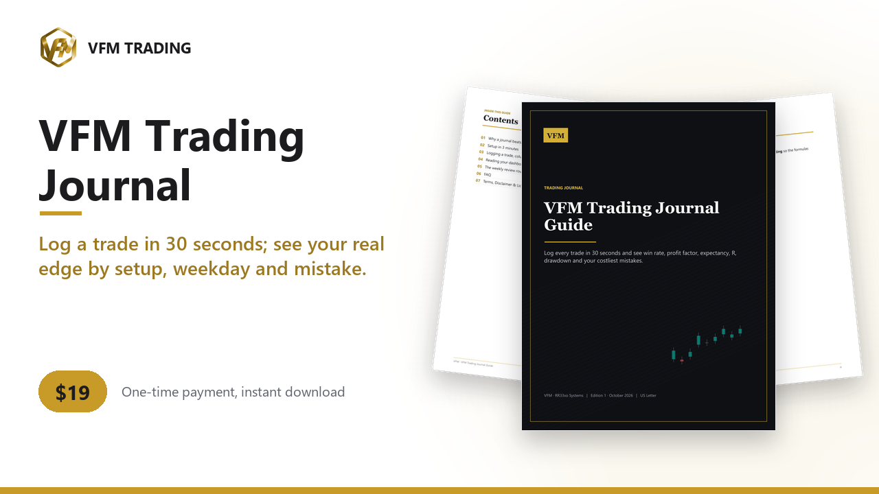 Trading Journal Template: Excel & Google Sheets Dashboard + Guide