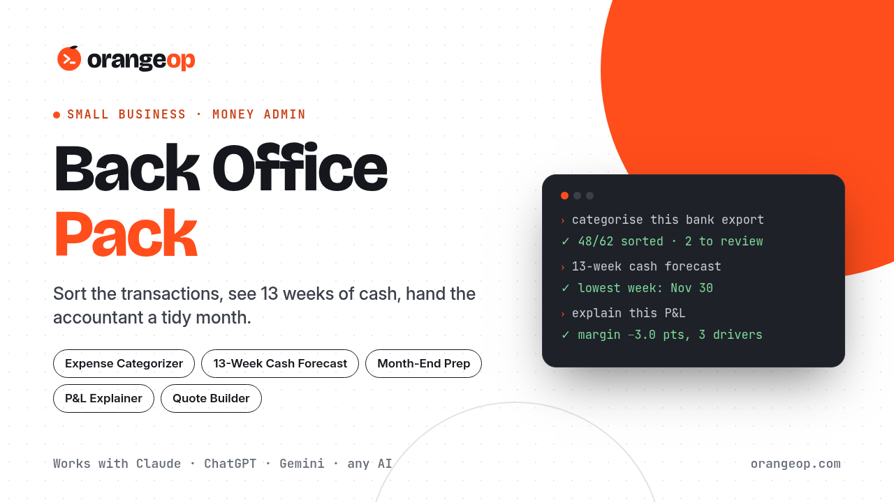 Back Office Pack
