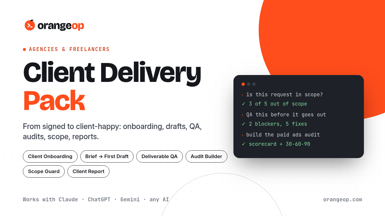Client Delivery Pack