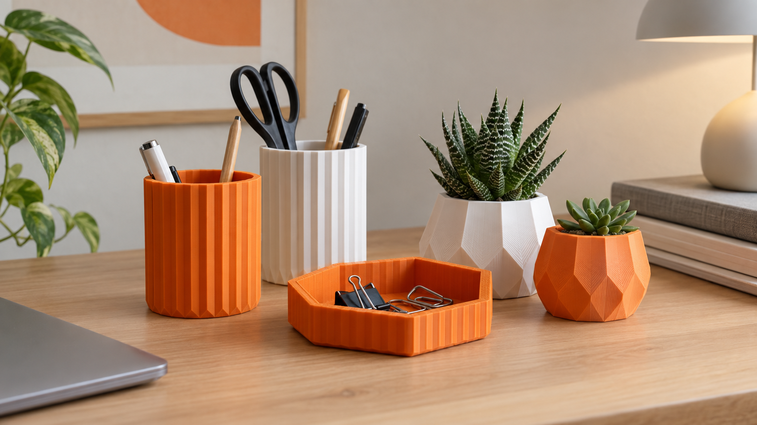 Desk and Planter STL Pack