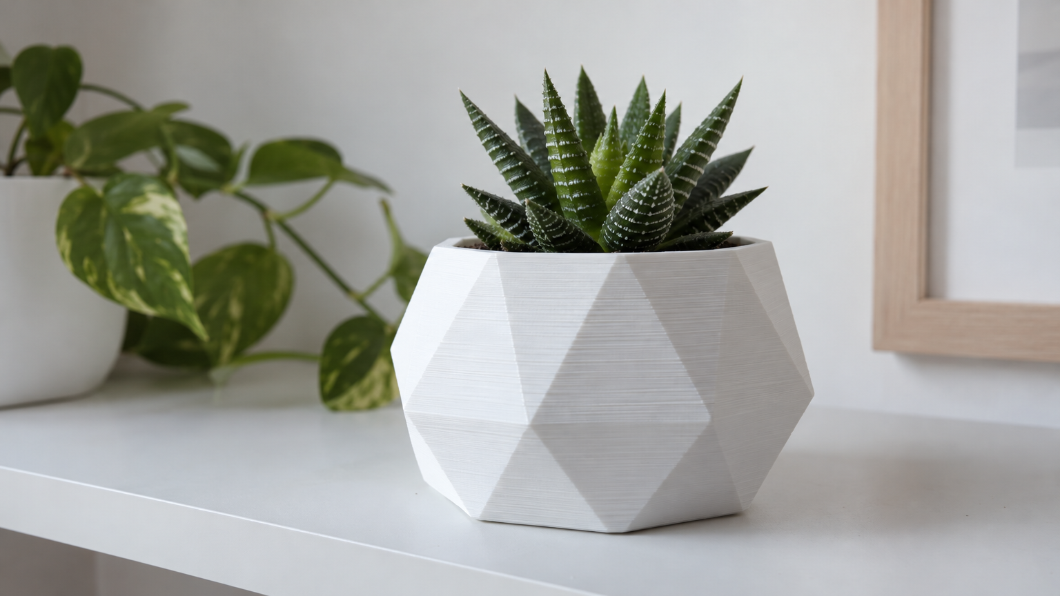 Geometric Planter — Print-Ready STL