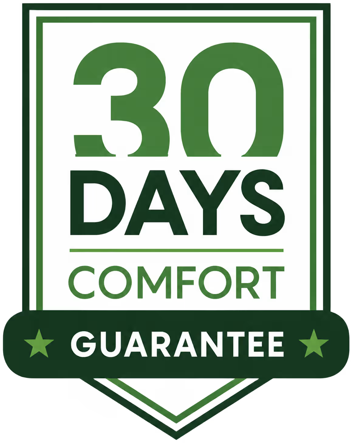 30-night money back guarantee badge