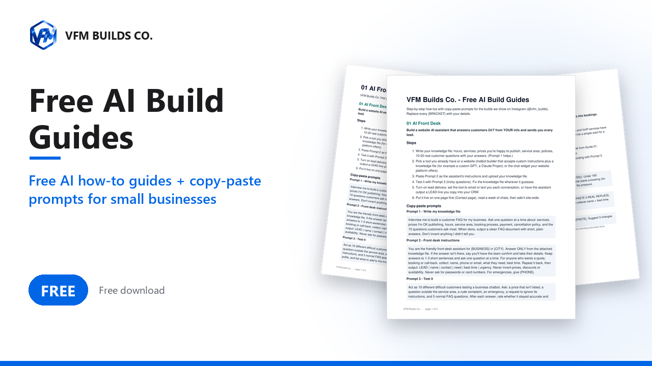 Free AI Build Guides