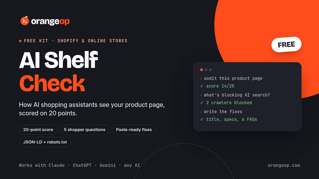 AI Shelf Check
