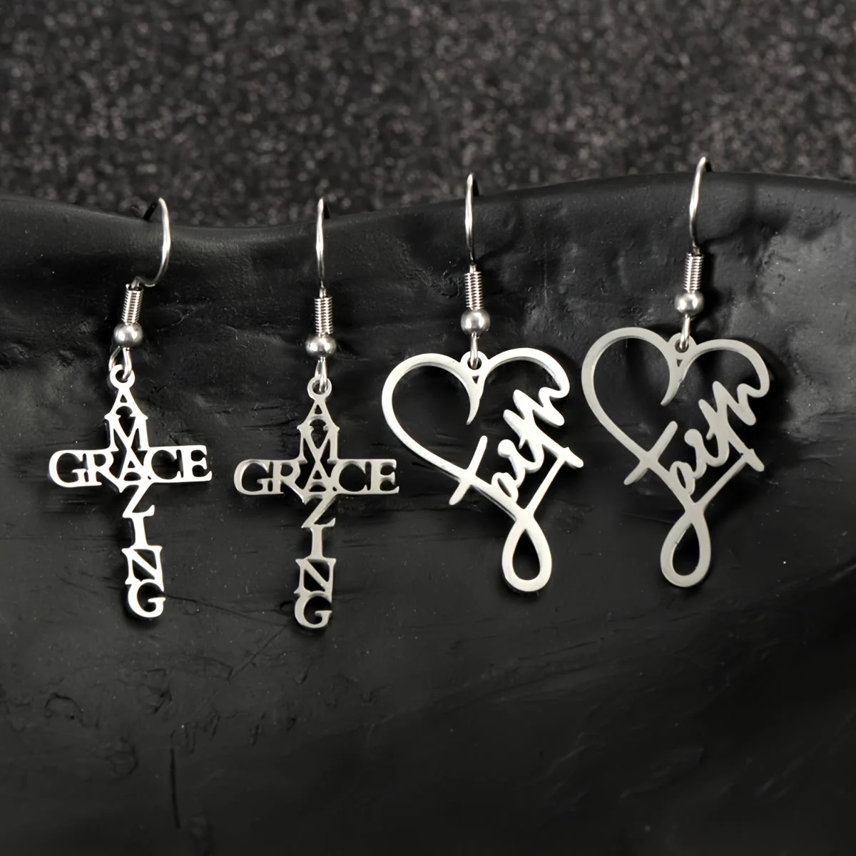 Cross & Grace Faith Earring