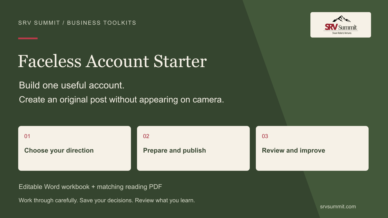 Faceless Account Starter