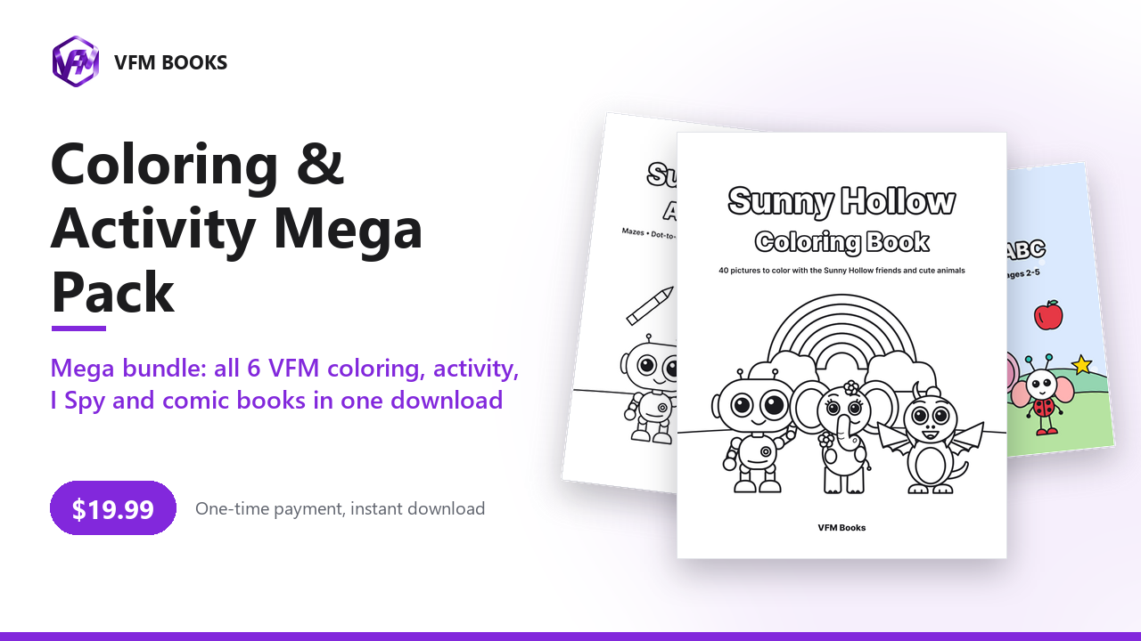 Coloring & Activity Mega Pack