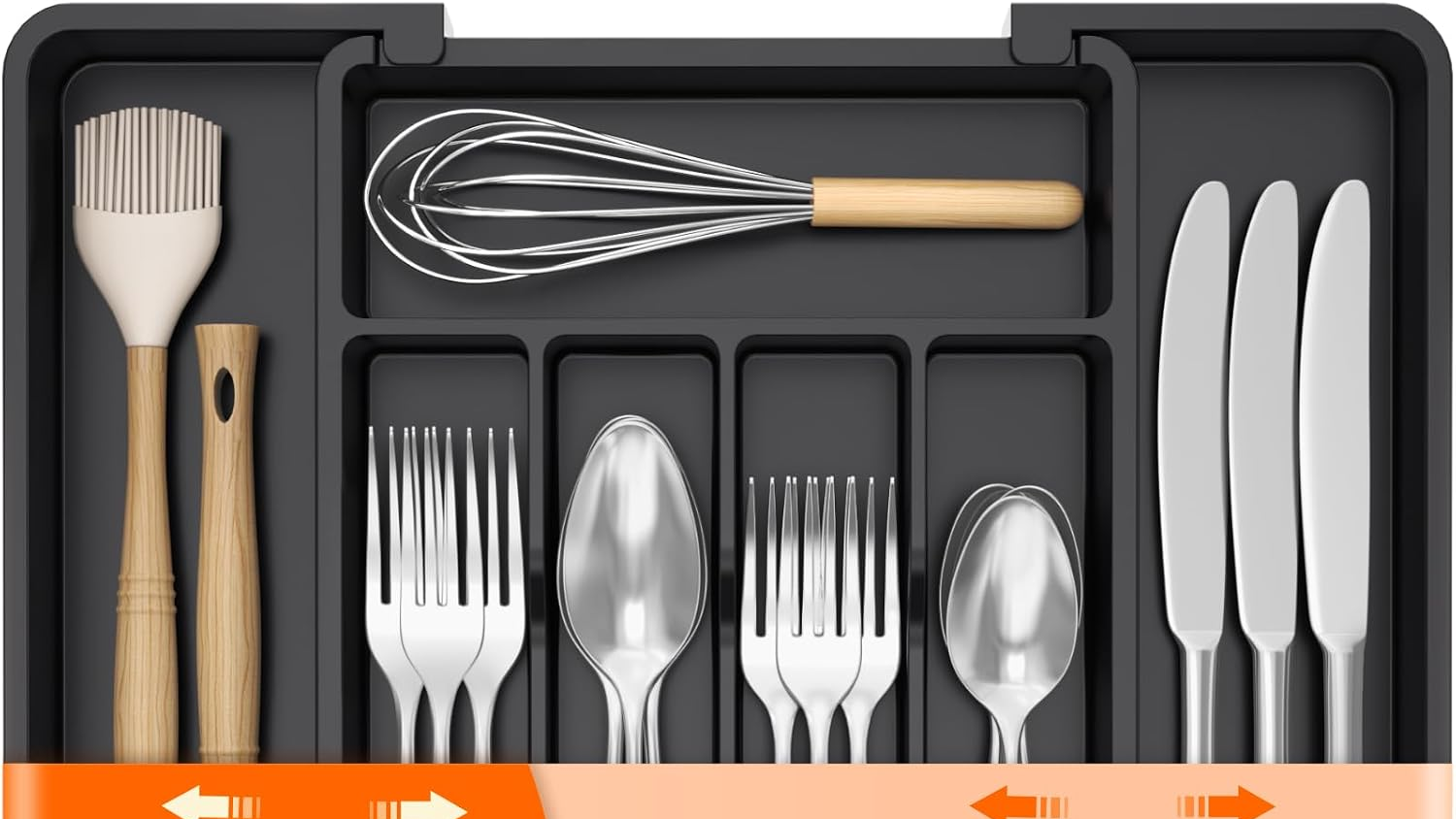 Lifewit Expandable Silverware Drawer Organizer
