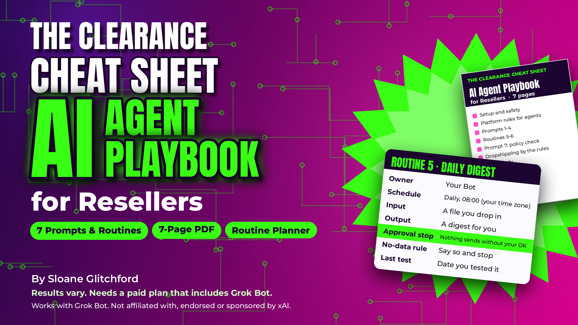 The Clearance Cheat Sheet: AI Agent Playbook for Resellers