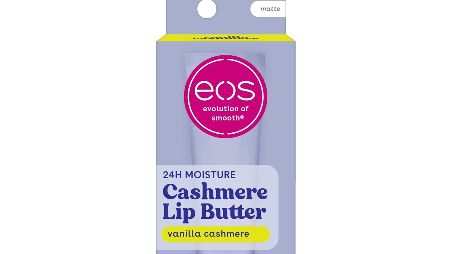eos Vanilla Cashmere Plumping Peptides Lip Butter