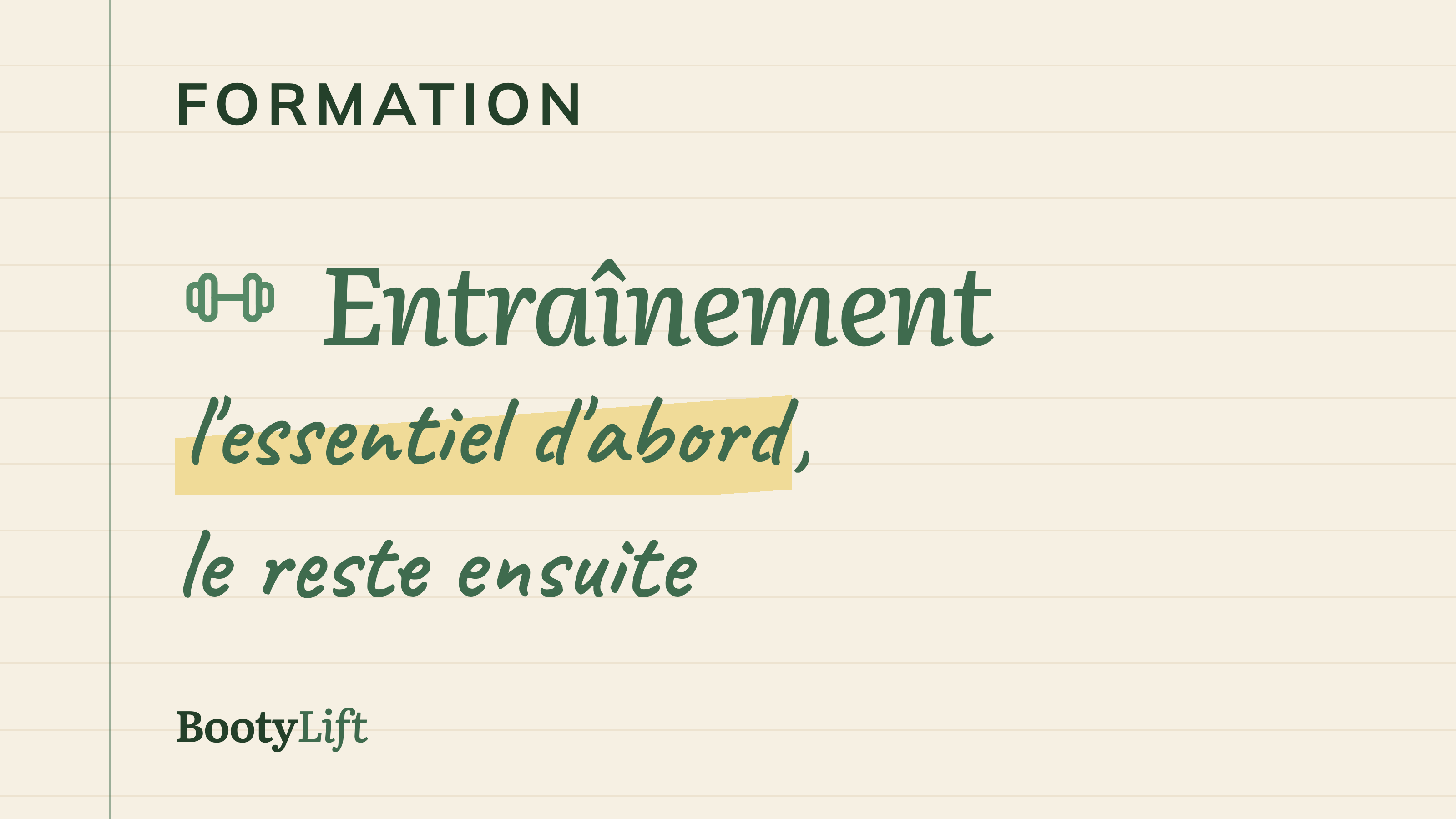 Formation Entraînement