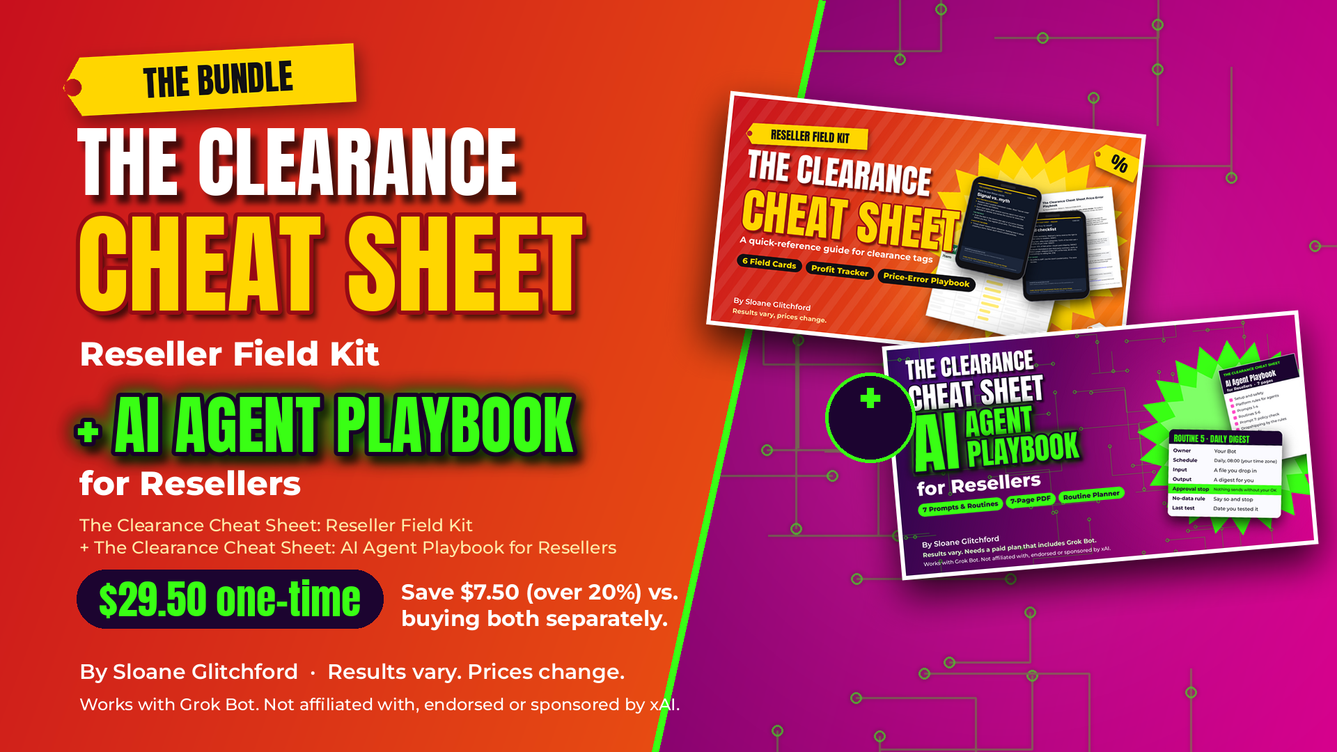 The Clearance Cheat Sheet: Reseller Field Kit + AI Agent Playbook for Resellers