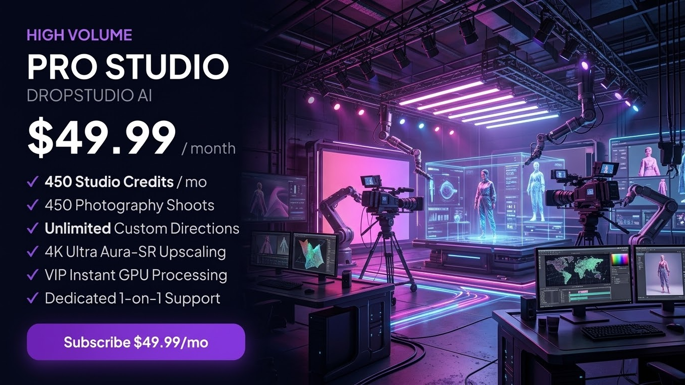 Pro Studio Plan - DropStudio AI