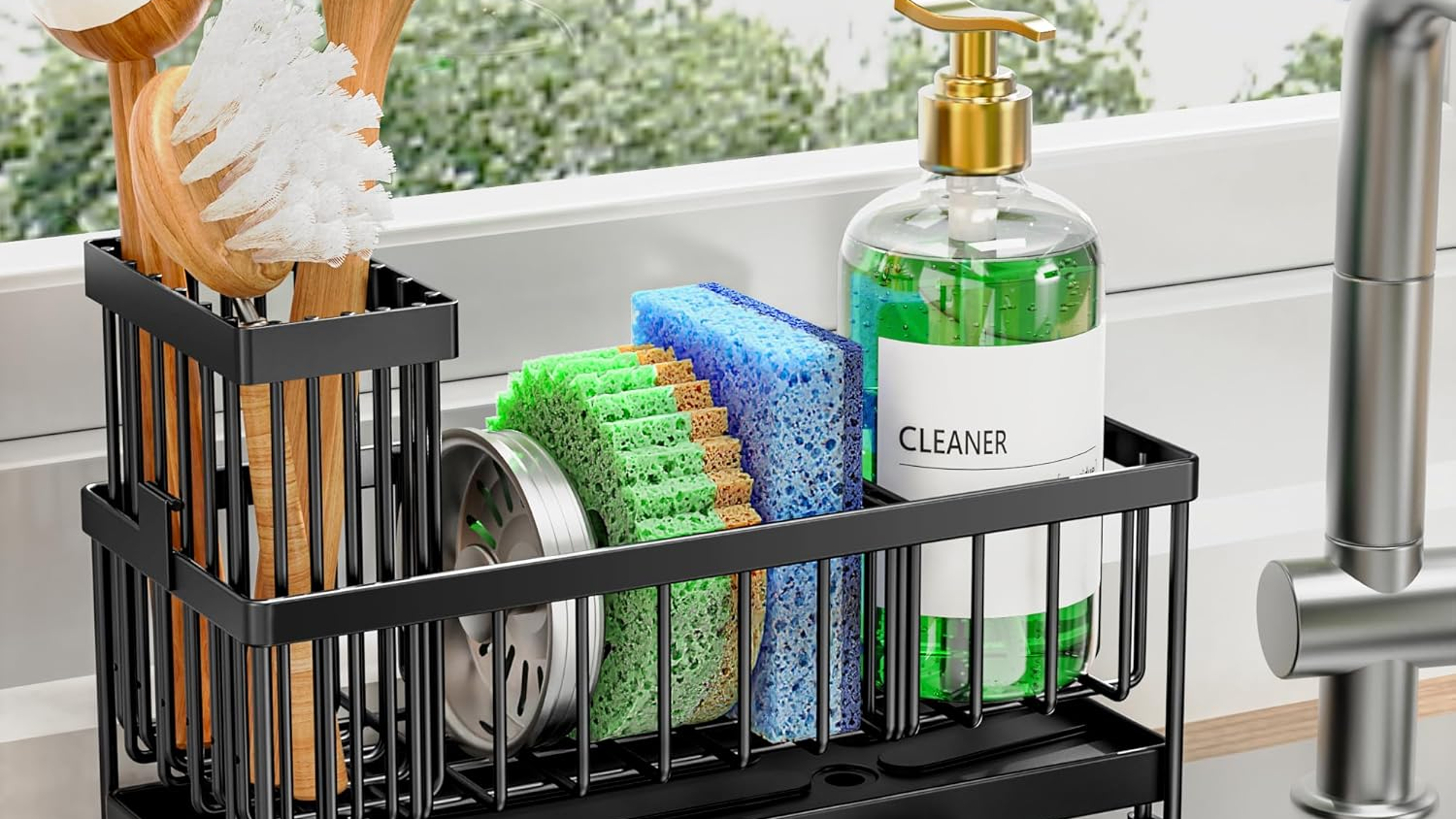 Cisily Sponge Holder for Kitchen Sink ( US Product )