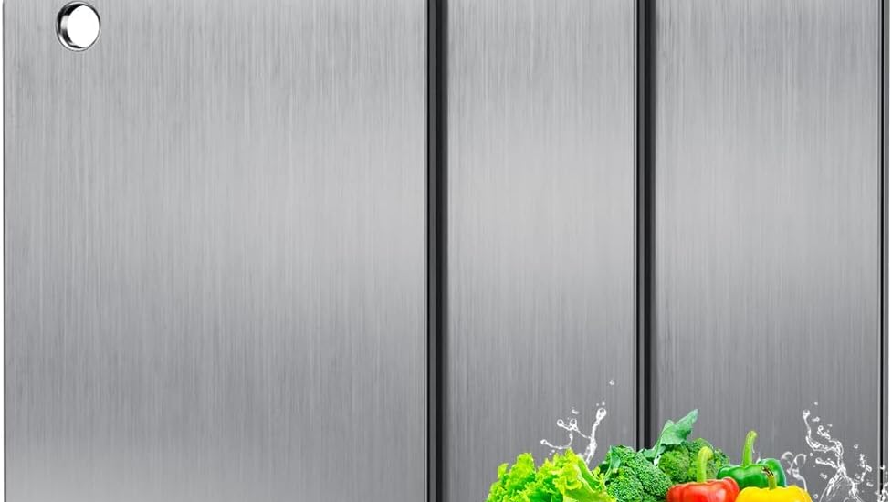 Titanium Cutting Board Set - 3 Piece Kitchen & Camping