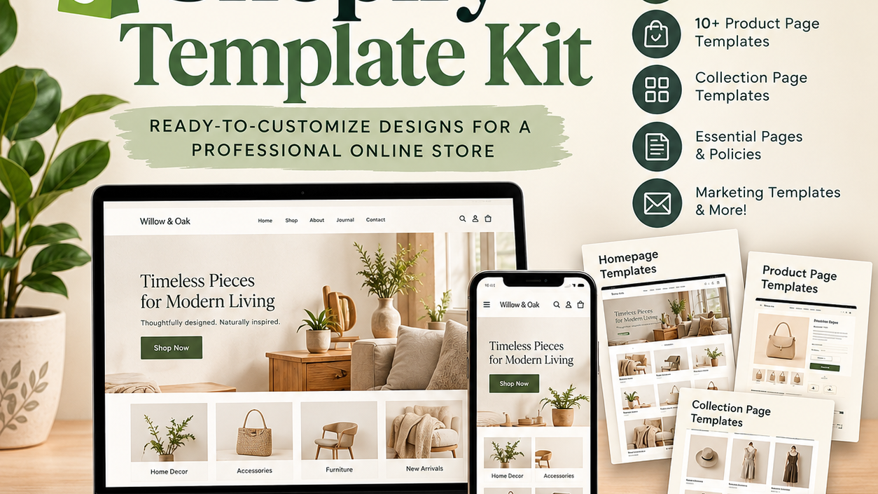 The Shopify Store Template Kit
