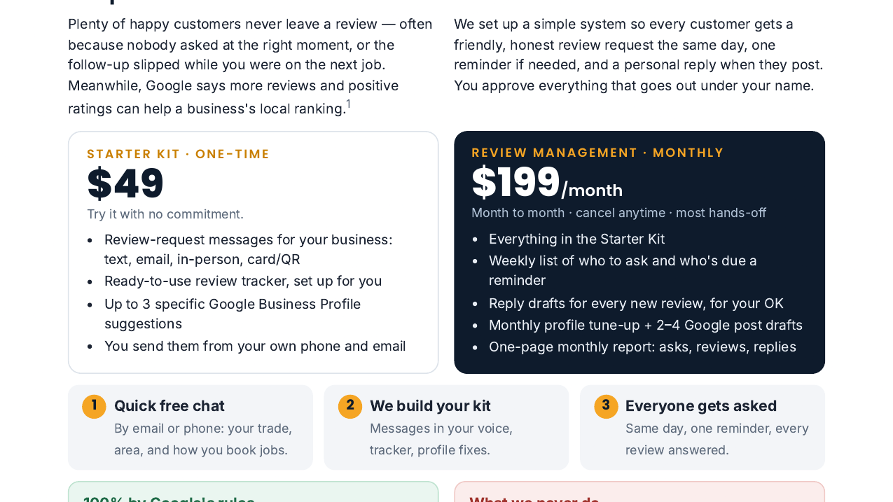 Momentum Co Done-For-You Review Management