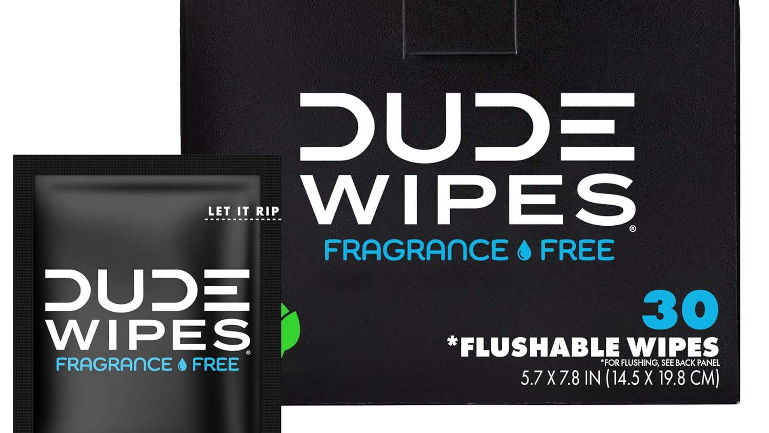 DUDE Wipes On-The-Go Unscented Travel Pack
