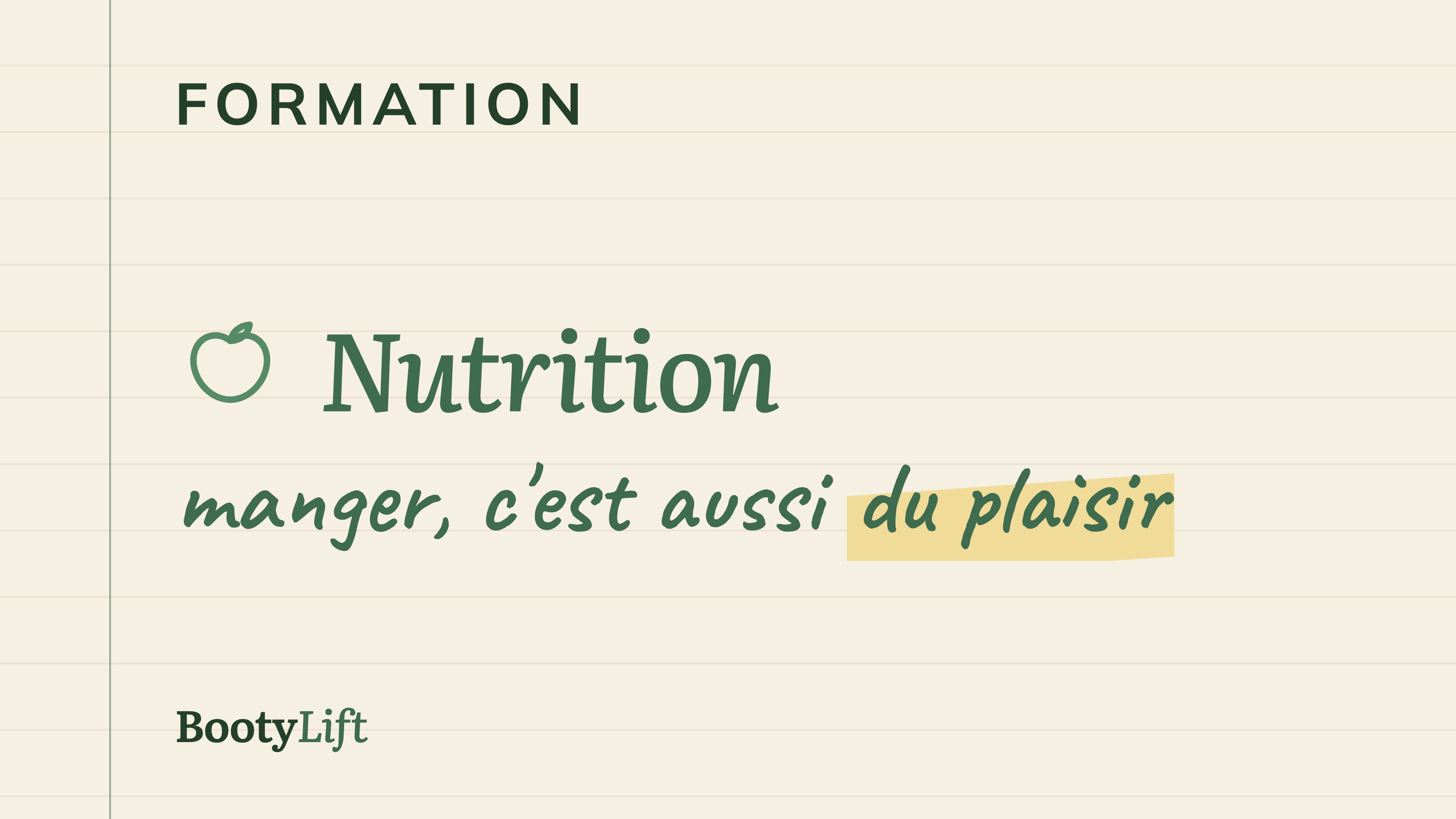 Formation Nutrition