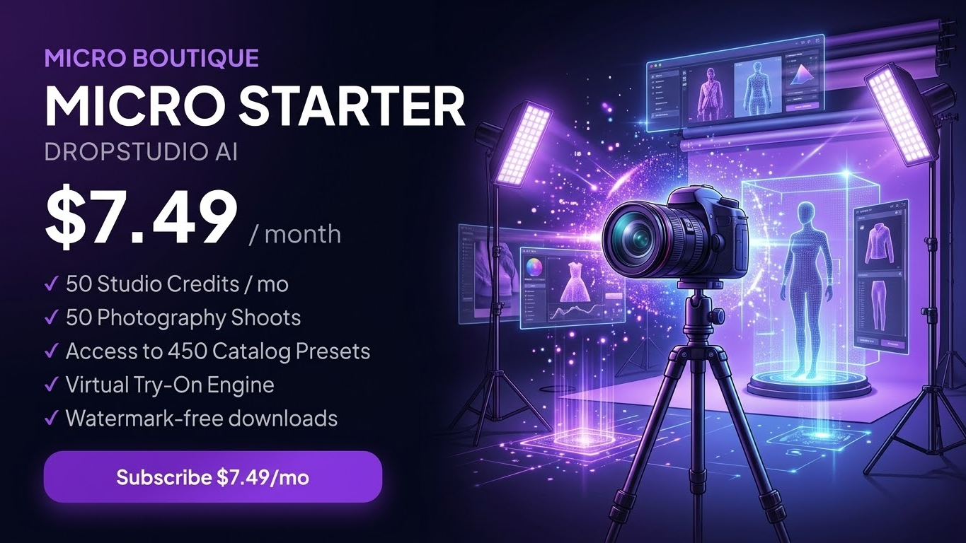 Micro Starter Plan - DropStudio AI