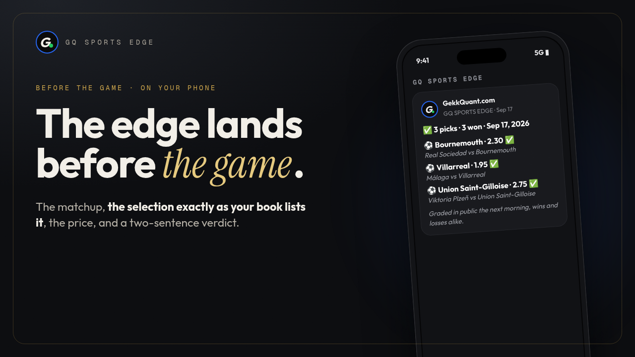 GQ Sports Edge