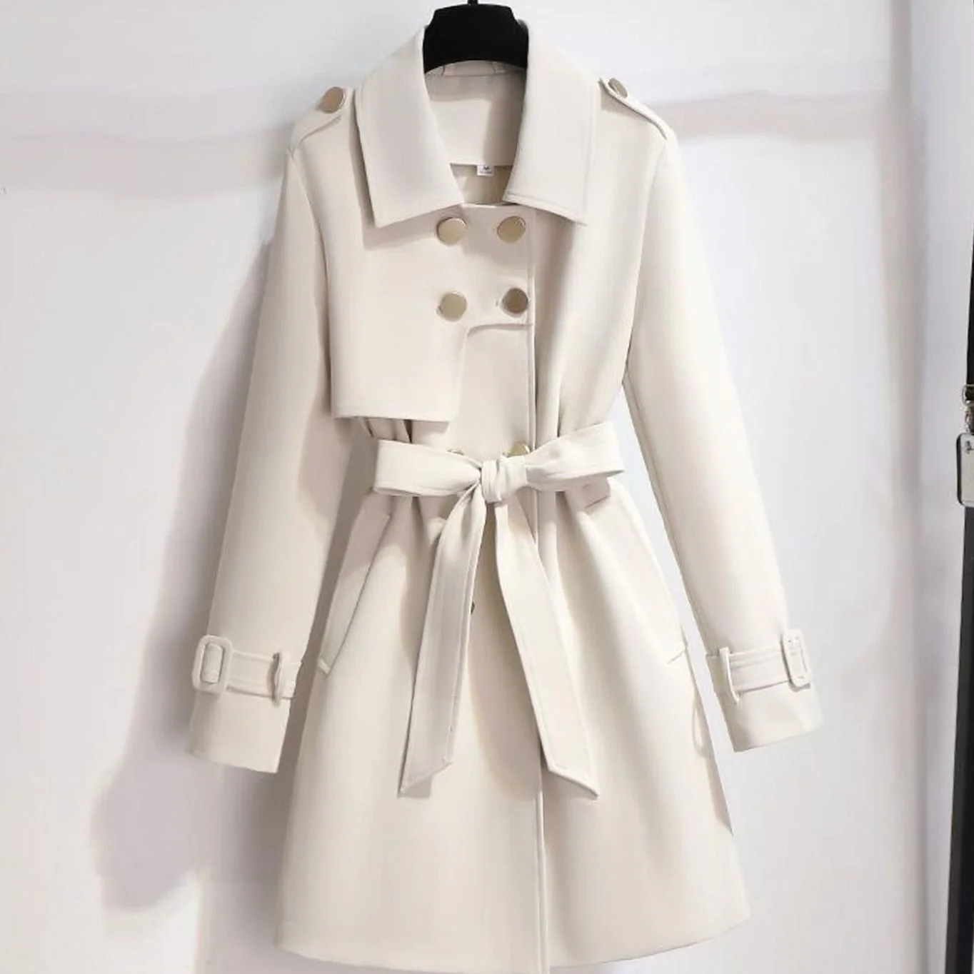 Rowena | Women's Double-Breasted Belted Trench Coat