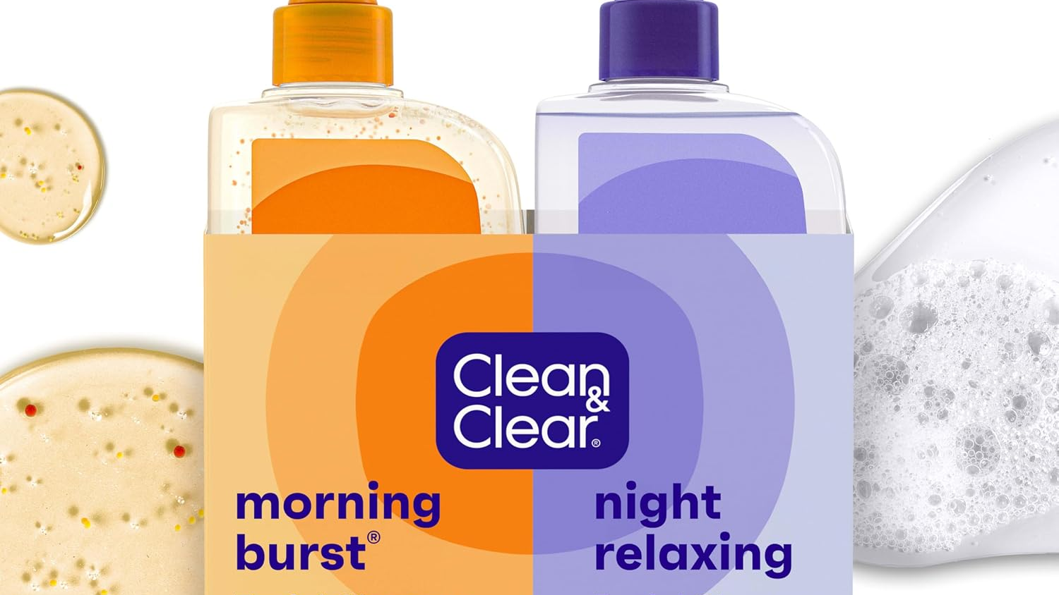 Clean & Clear 2-Pack Oil-Free Facial Cleansers