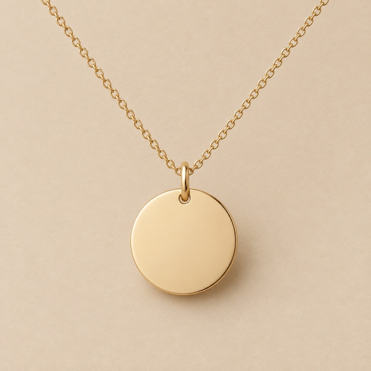 Name Disc Necklace