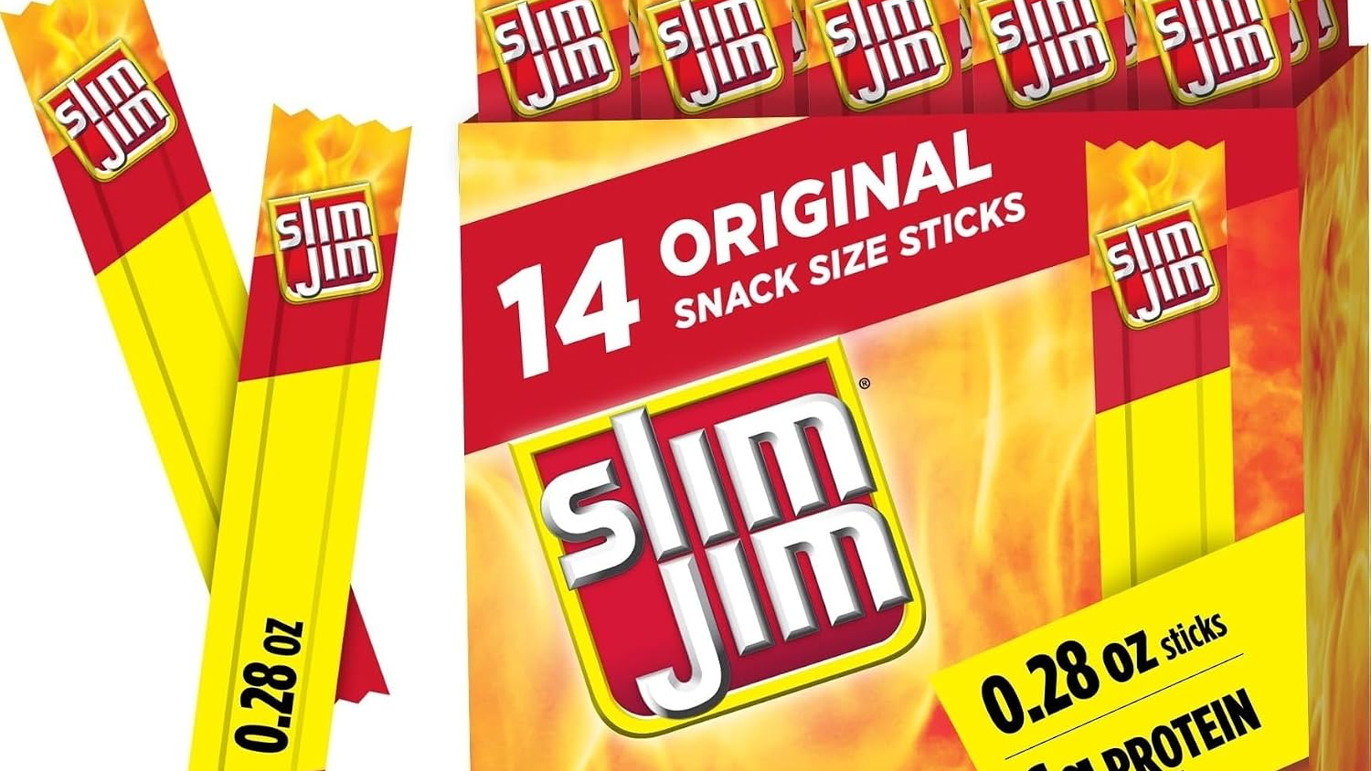 Slim Jim Original Flavor Smoked Jerky Sticks