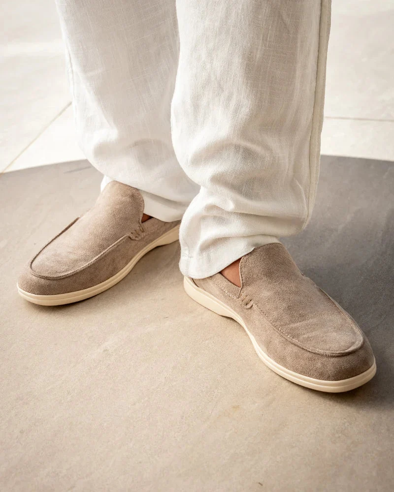 David Collection | Men's Black Loafers with Comfort Fit