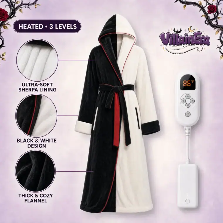 Dalmatian Diva heated robe