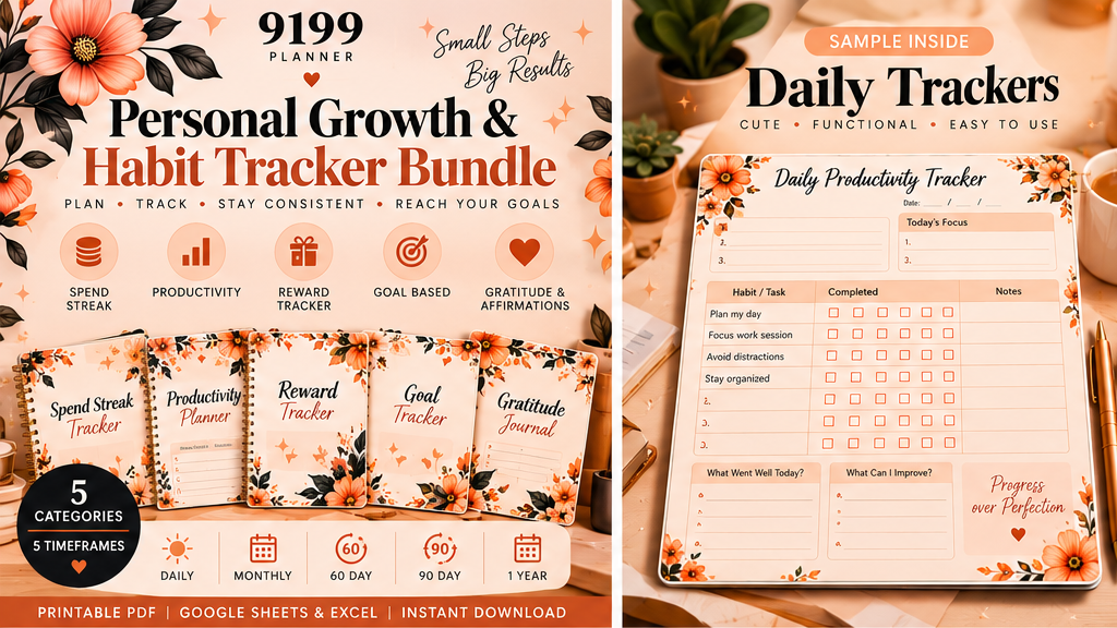 Personal Growth Planner Bundle