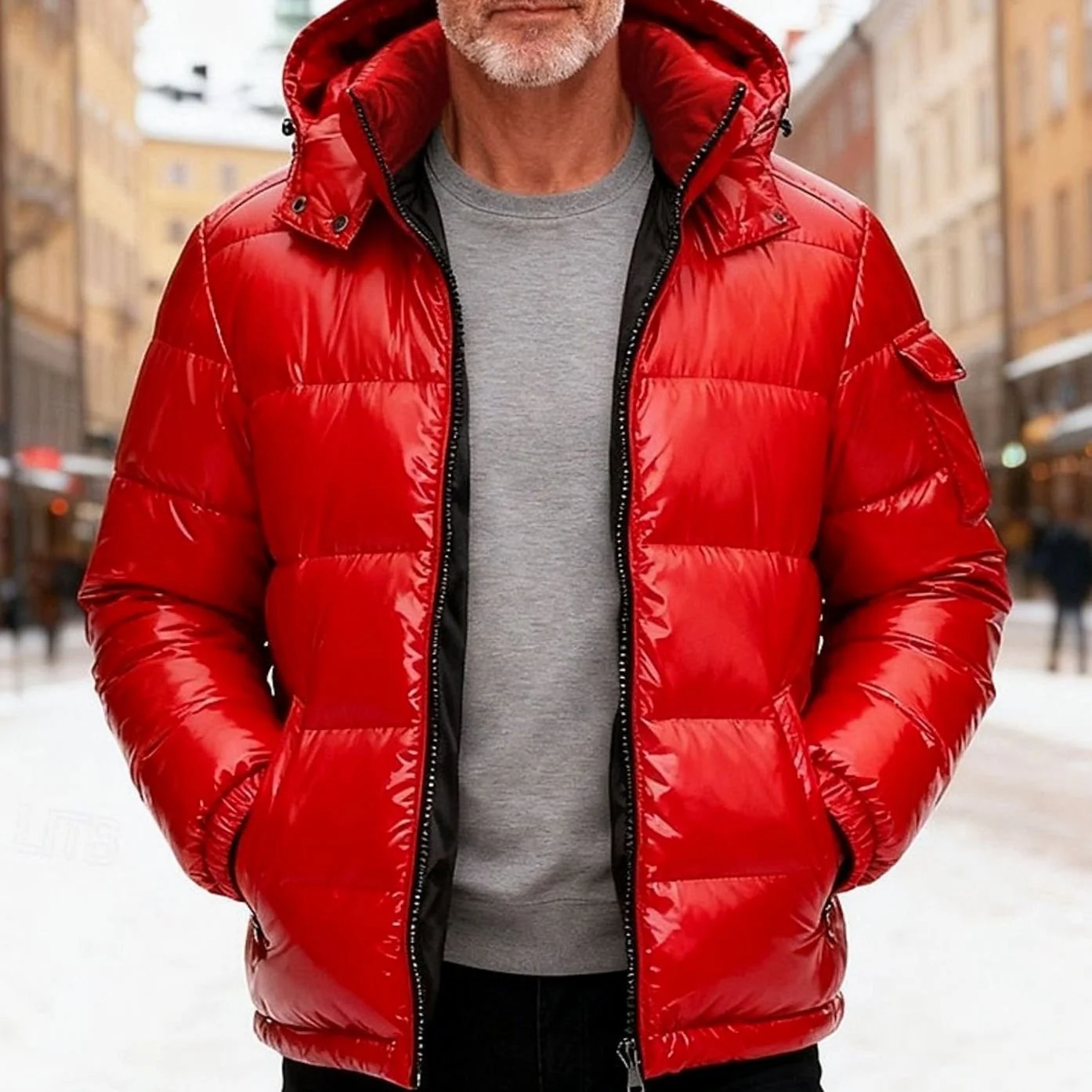 Dorvain | Men's Quilted Hooded Puffer Jacket