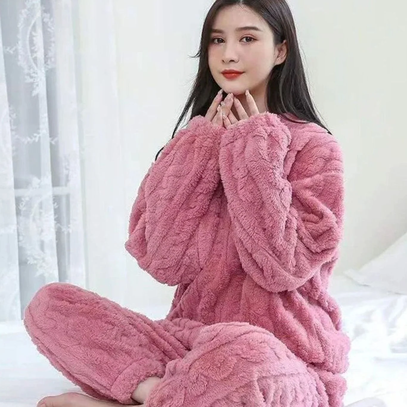 Dawnveil | Women's Relaxed Fit Fleece Loungewear Set