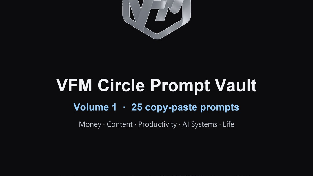 Free Prompt Vault: 25 AI Prompts