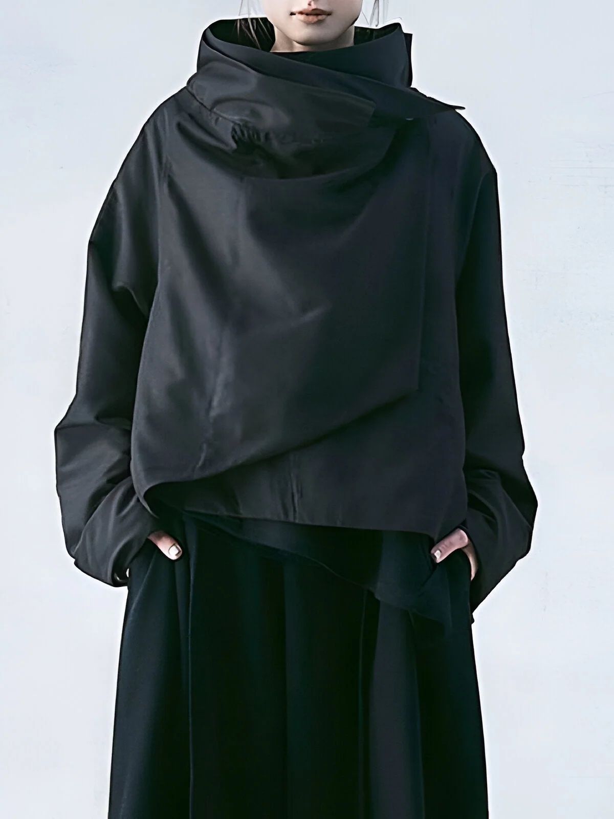 Sylven | Women's Minimalist Stand-Collar Coat