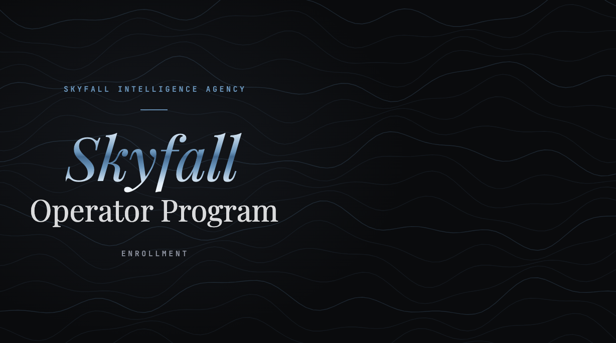 Skyfall Operator Program