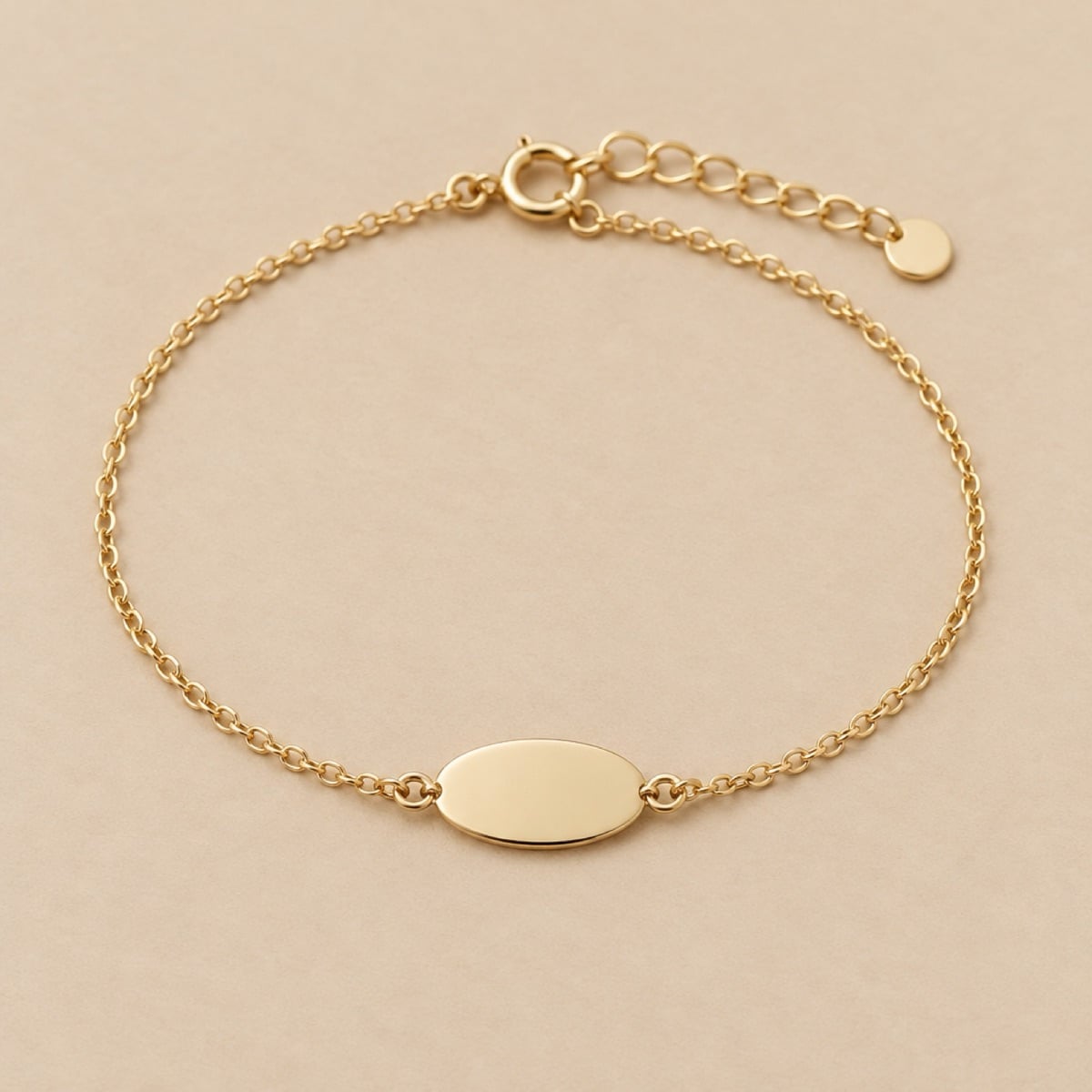 Mini Oval Name Bracelet